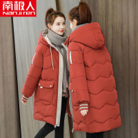 加厚保暖中长款棉服女2020冬季新款韩版宽松连帽外套潮