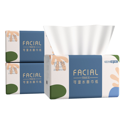 织梦 抽取式纸面巾5层80抽每包原生木浆抽纸实惠装餐巾纸家庭装纸抽卫生纸家用母婴可用 3包装