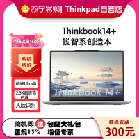 联想ThinkPad ThinkBook 14+ 0TCD 14英寸标压便携轻薄笔记本电脑 (英特尔Evo平台认证酷睿Ultra 7 155H 16G内存 512G固态 2.5K)