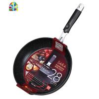28CM煎锅平底锅不粘锅 牛排不沾锅燃气电磁炉 FENGHOU 麦饭石轻便款28CM