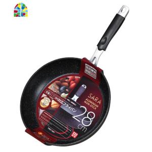 28CM煎锅平底锅不粘锅 牛排不沾锅燃气电磁炉 FENGHOU 麦饭石轻便款28CM