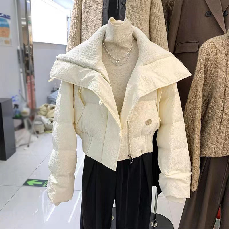 年新款棉服女冬短款宽松韩版百搭潮流棉衣小个子棉袄加厚外套