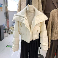 年新款棉服女冬短款宽松韩版百搭潮流棉衣小个子棉袄加厚外套
