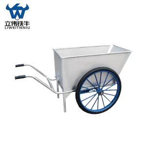 立伟铁牛不锈钢弯柄翻斗车大号/个
