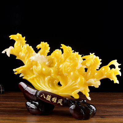 八匹马摆件办公室客厅柜子装饰品送领导朋友兄弟礼品家居摆件JY