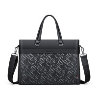 斯妮拉英皇保罗欧美时尚公文包男款真皮手提包男士包包单肩斜挎包商务出差包大包