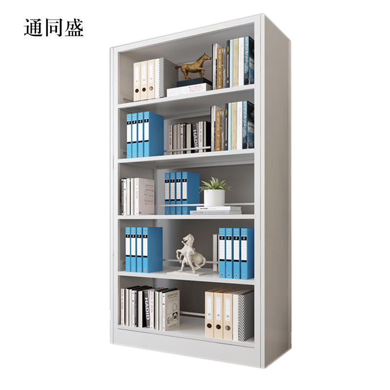 通同盛钢制置物架图书馆单双面书店阅览室货架档案架资料架双面一列一