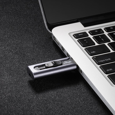 aigo U335 32GB便携式SATA移动硬盘超薄设计高速传输