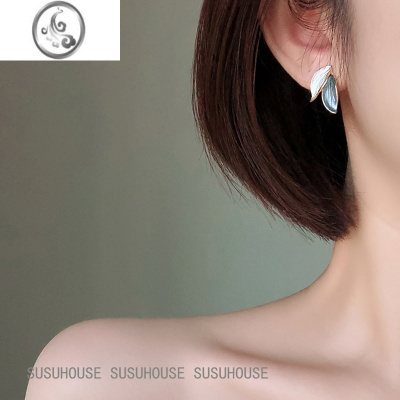 JiMi高级感莫兰迪蚊香盘耳夹无痛夹耳环无耳洞女夏日款2023新款潮耳钉