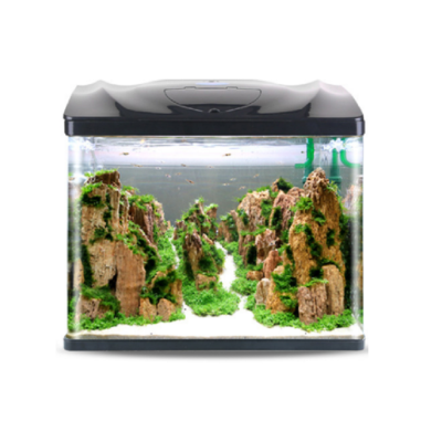 小型客厅鱼缸水族箱免换水生态玻璃金鱼缸自循环懒人缸HR320