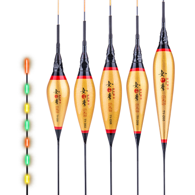 小凤仙夜光漂钓鲫鱼漂套装全套浮漂加粗醒目正品特价水无影电子标