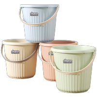 直隶旺牌 加厚塑料水桶套装家用手提大号储水用桶学生宿舍用洗澡洗衣大圆桶 个