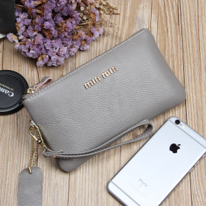 新款时尚牛皮女式手拿包韩版真皮女士零钱包手拎包包 女