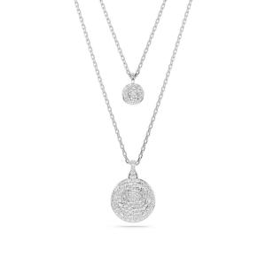 施华洛世奇(SWAROVSKI)Swarovski新款短项链女款叠戴项链金属合金 Silver