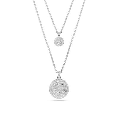 施华洛世奇(SWAROVSKI)Swarovski新款短项链女款叠戴项链金属合金