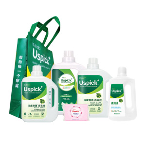 Uspick+悠选卫生用品洗衣液套装6.6kg