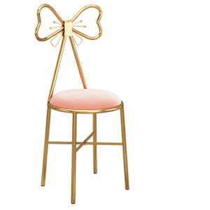 鑫环境 化妆椅子轻奢高级网红梳妆台凳子简约现代靠背美甲椅