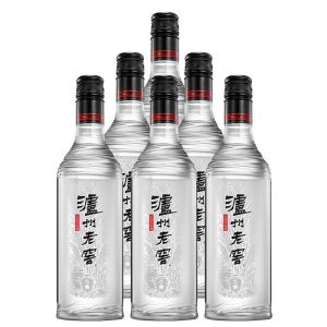泸州老窖黑盖二曲光瓶42度500ml*6瓶浓香型白酒