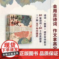 诗词里的中国史全4册 古诗词鉴赏难题作文写作难题历史学习难题 让中小学生更高效的学习 提升写作能力书