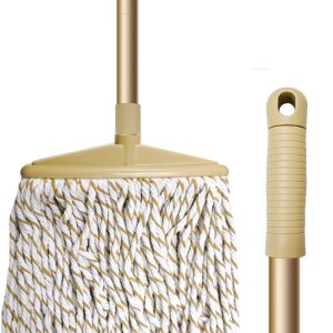 敏胤 JWL-1003 笑咪咪棉纱圆拖把 米色