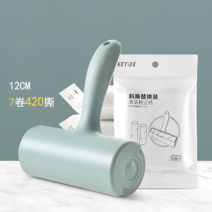 大号粘毛器滚筒16厘米可撕式替换纸芯沾毛器除尘滚翻盖系列