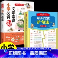 全3册 句子72变+小学必背文学常识 [正版]开心作文句子72变扩句法小学生写作文书大全 小学语文仿写句子训练专项练习每