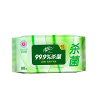 清风湿巾1层80片*1包御本草温和抑菌BWB80YE1(包装随机)