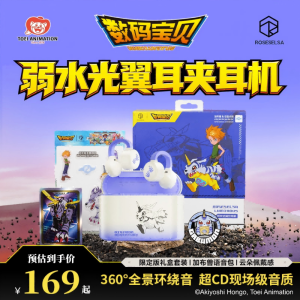 弱水时砂全场景无线耳机光翼版 耳夹式设计 无线自由听