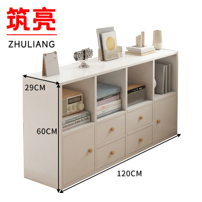 筑亮 置物柜 120*29*60cm白色 台