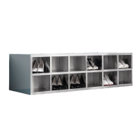 抚樽不锈钢鞋柜24格台