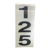 顺亦兴 接触网支柱杆号牌 胶接式100*400*0.5mm含胶水 胶枪/块