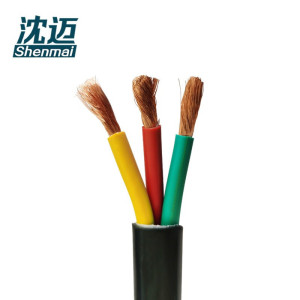 沈迈 铜芯软电缆 ZR-YJVR-0.6/1KV-3*10mm² /米
