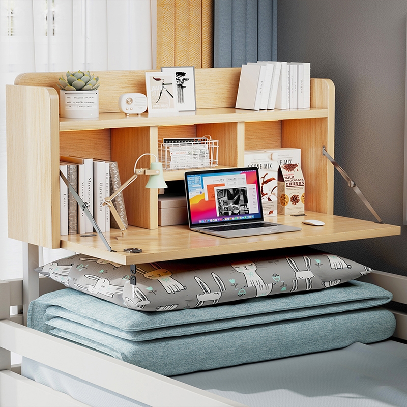 符象宿舍大学生床上书桌上铺悬空寝室懒人桌下铺电脑桌可折叠桌子