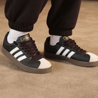 ADIDAS阿迪达斯休闲鞋VL COURT 2耐磨低帮男女板鞋运动鞋ID6017 D