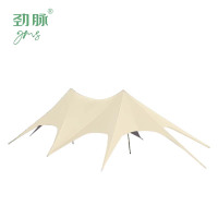 劲脉 双峰天幕 米黄色-15*8.3*4M 顶