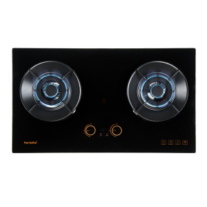 Haotaitai家用燃气灶JZT-X402LS 5.2kW大火力70%高热效左右双定时烟灶联动可调底壳保洁炉头天然气