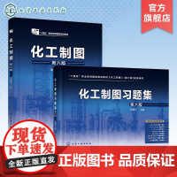 2册 化工制图 化工制图习题集 胡建生 第六版 机械制图基本知识技能 三种习题答案 高职高专院校应用化工技术等相关专业制