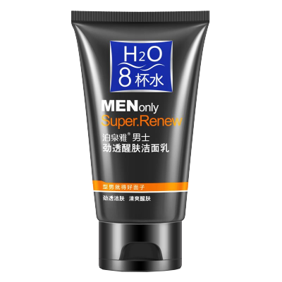 泊泉雅8杯水男士劲能醒肤洁面乳100g