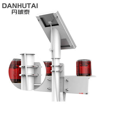 丹琥泰 DHT-JSD12 DC5V 3W IP67 75次/分 LED 太阳能声光警示灯(计价单位:盏)红色