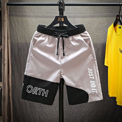 男休闲时尚五分裤新款韩版沙滩裤青年宽松运动大裤衩工装梨桦嫣