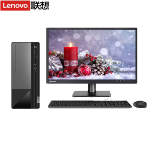 联想(Lenovo)扬天M460 商用台式电脑整机(I5-12400 8G 512G SSD Win11)21.5英寸显示器