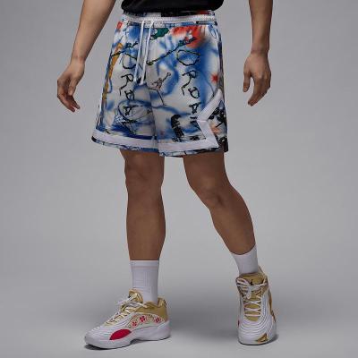 Jordan透气速干钻石纹运动裤男轻便吸汗立挺束脚休闲跑步裤