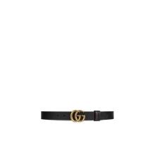 古驰(GUCCI)真皮双G带扣双面可穿戴低腰高腰商务休闲皮质男士腰带