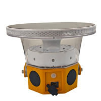 简鼎 JD7526 DC3.7V 0.5W IP66 60±3次/分钟 LED 太阳能警示灯(计价单位:盏)黄色