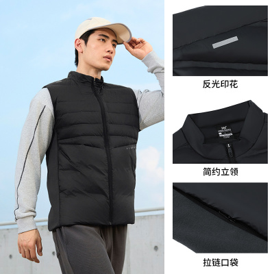 361°羽绒马甲男装冬季新款男士超轻羽绒服雨屏防泼水运动马甲