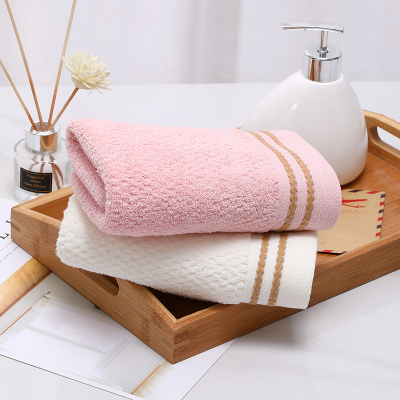 洁丽雅（Grace）毛巾纯棉洗脸巾长绒棉加厚强吸水成人家用A类擦脸婴幼儿洁面巾两条装105g/条72*34cm