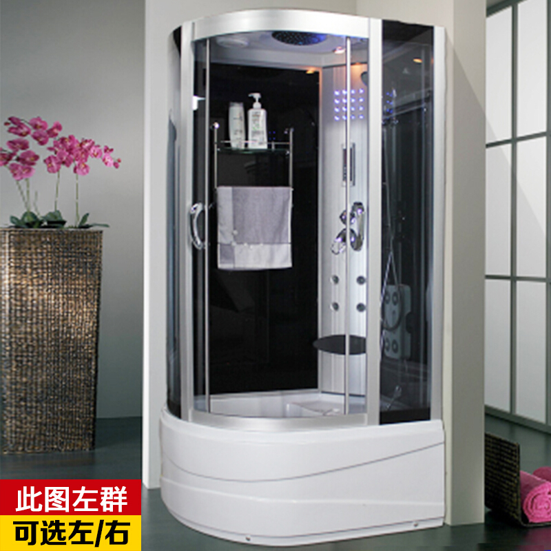 新款整体淋浴房整体浴室卫生间玻璃隔断一体式淋浴房浴缸双用浴室壹德