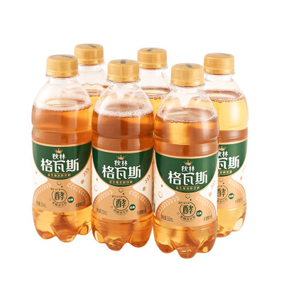 秋林格瓦斯 面包发酵饮料350mlx6瓶 俄罗斯风味汽水网红饮品哈尔滨特产碳酸饮料苏打水