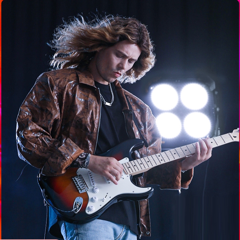 00评价炎黄电吉他st单摇成人初学者入门摇滚专业演出电音吉他套装d150