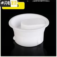 三维工匠亚克力pc啤酒壶扎壶冷水壶耐热塑料凉水壶透明果汁壶八角扎杯 白色盖子5个_T9Y